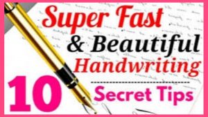 Top 10 Tips to improve Handwriting Easily